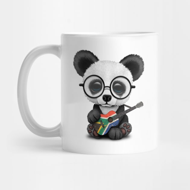 Baby Panda Playing South African Flag Guitar by jeffbartels